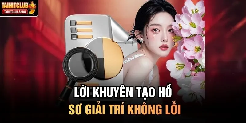 Lời khuyên tạo hồ sơ giải trí không lỗi