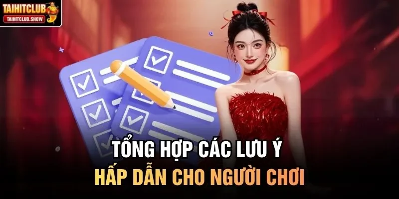 Tổng hợp các lưu ý hấp dẫn cho người chơi